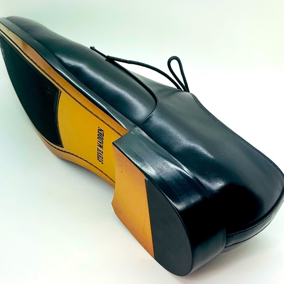 Two pair of size 12 men black dress shoes. - Picture 5 of 7